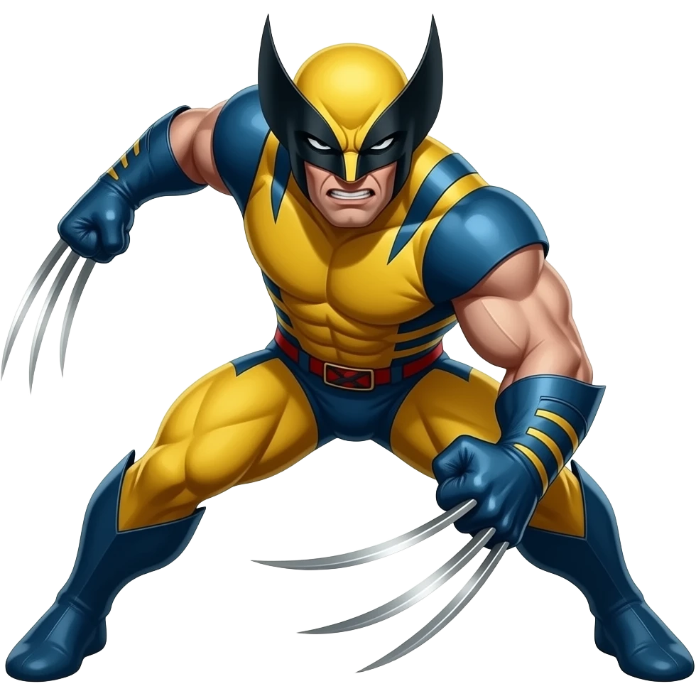 Cut Wolverine anima emoji