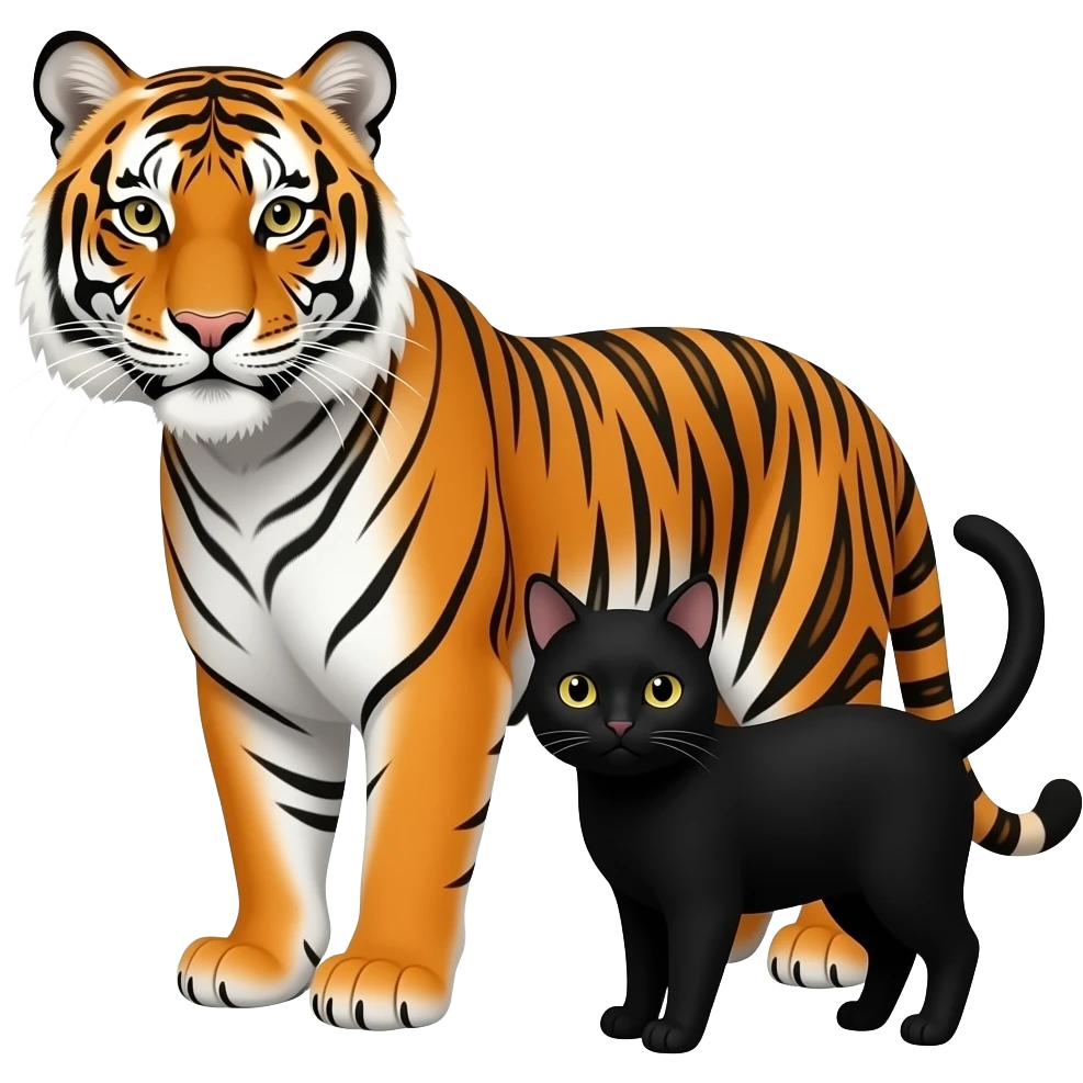 🐆+ 🐈‍⬛ emoji