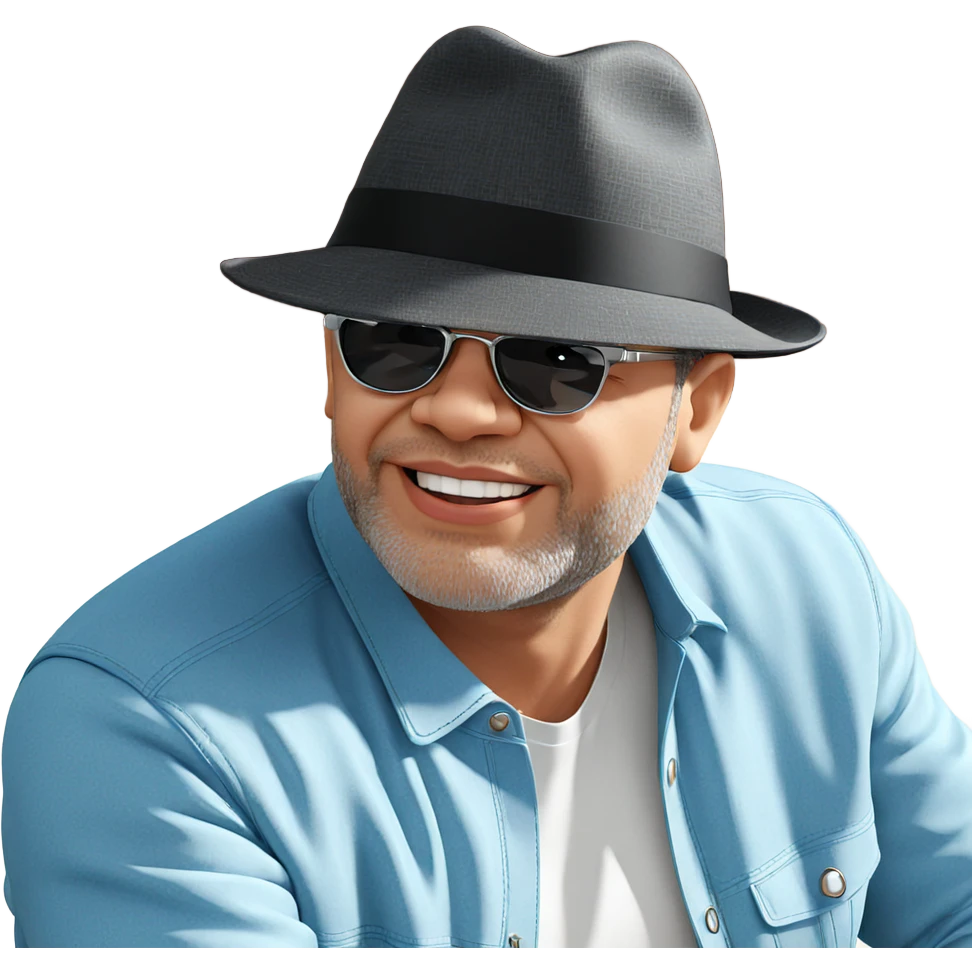 stylish portrait of a man emoji