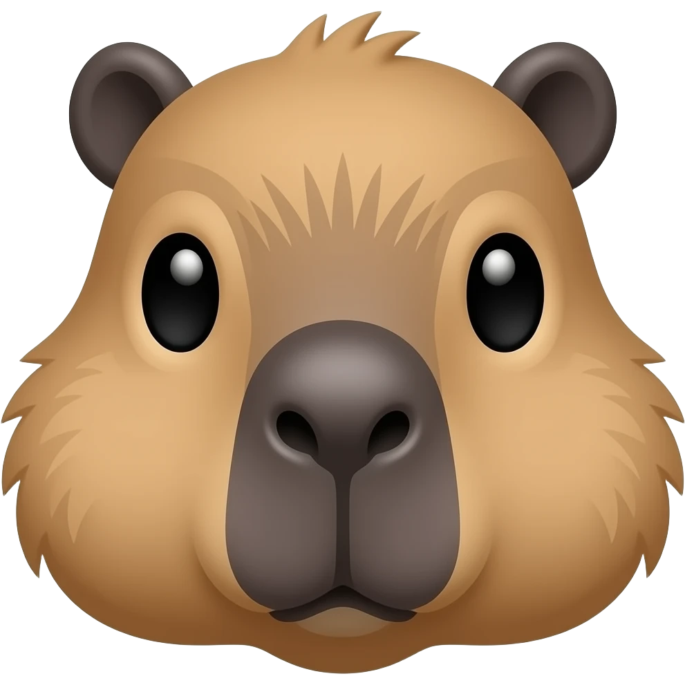Make an capybara emoji emoji