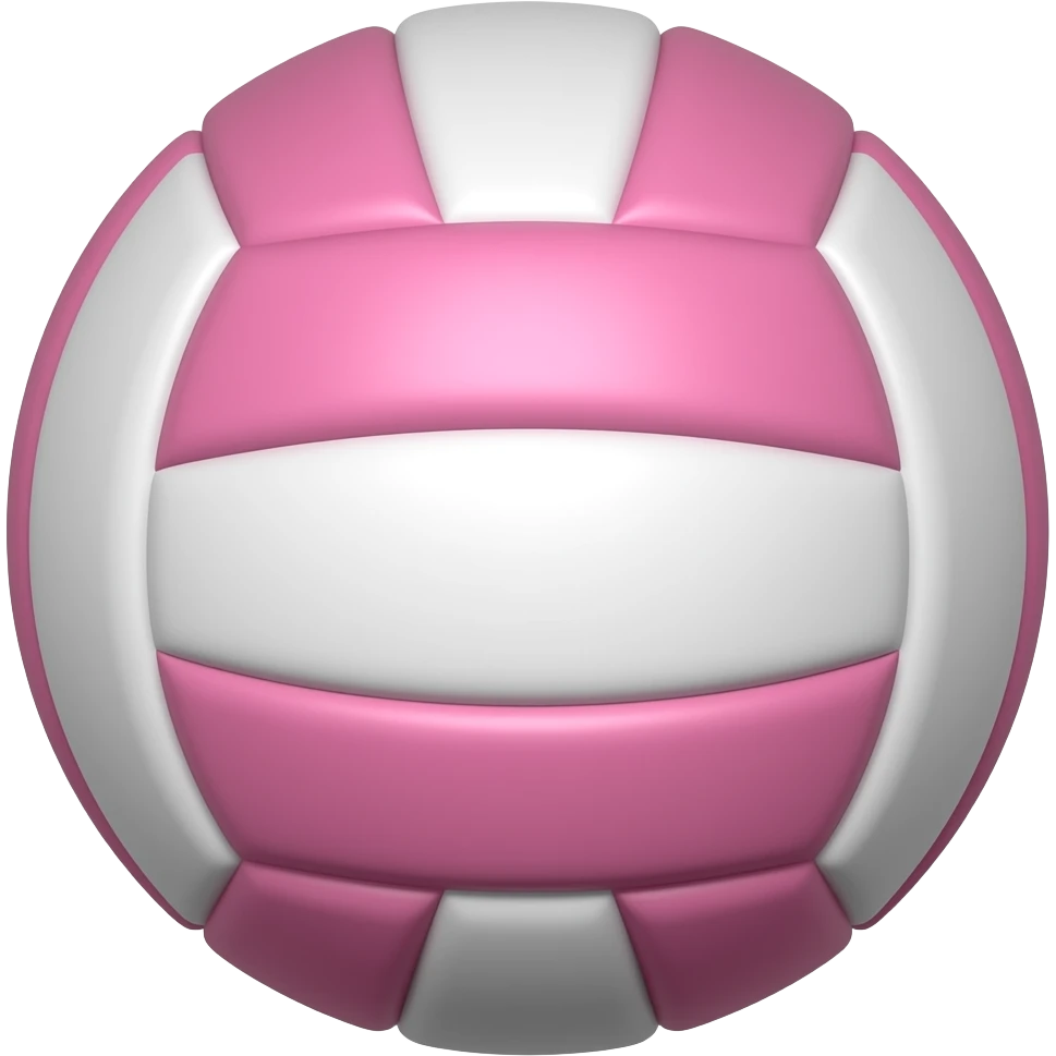 Pembe voleybol topu emoji