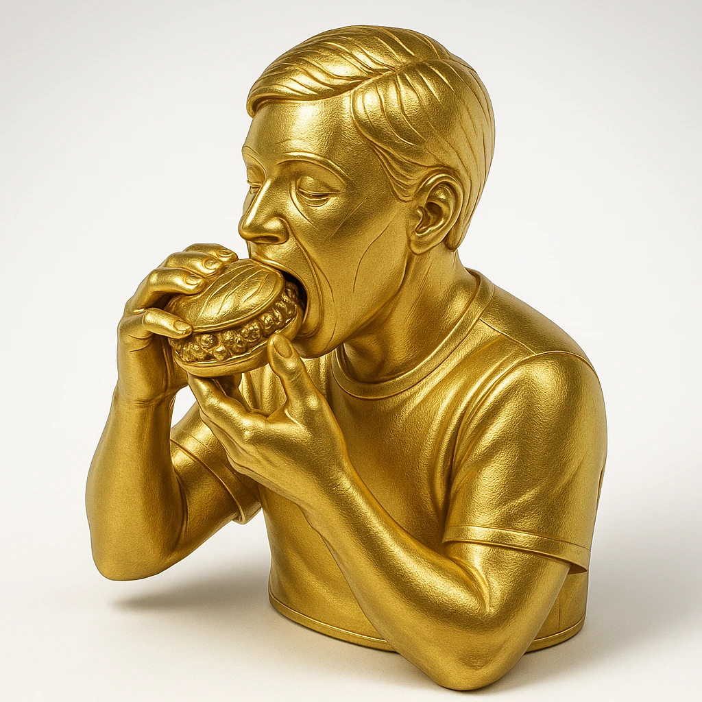 person eating sloppy joe emoji