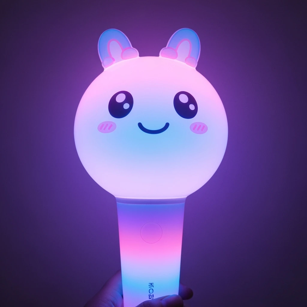 kpop lightstick, cute, expressive, minimal emoji