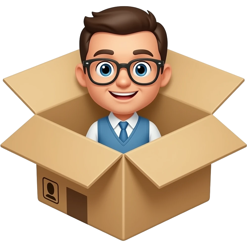 Cartoon inside a emoji