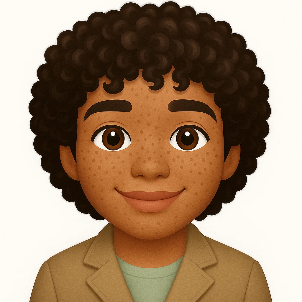 turn the second man in emoji style of the 1st image, match the facial features and get up emoji