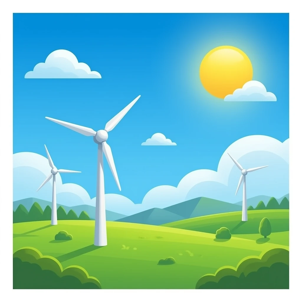 windrad in totale emoji
