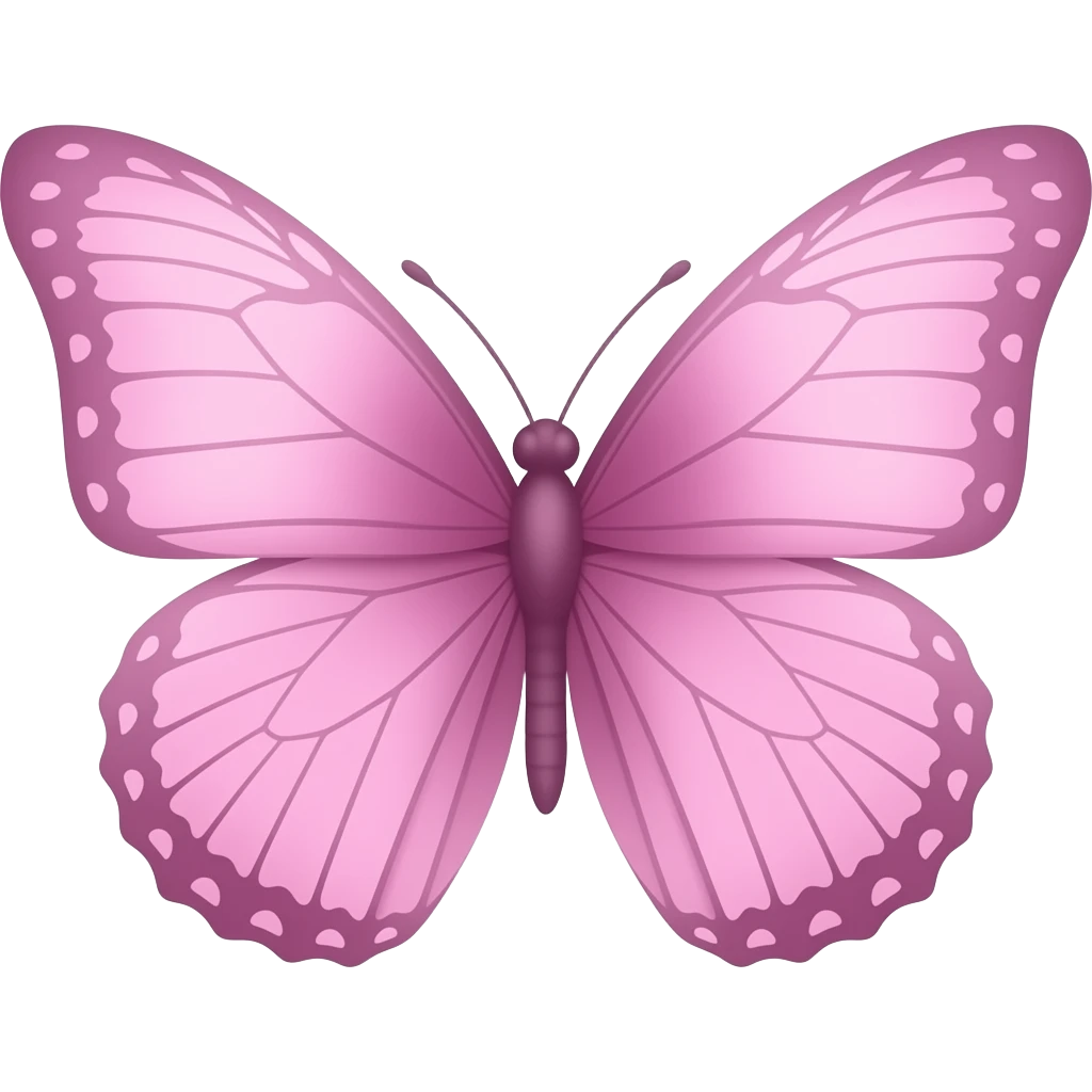 Mariposa Pequeña  de color rosa fuxia claro de forma que pueda copiarlo y pegado en un nombre de un ctc como adorno emoji