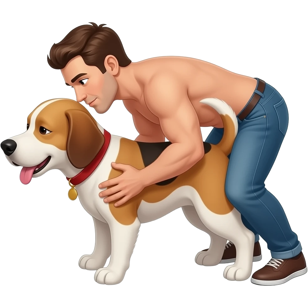 Doggy style sex position emoji