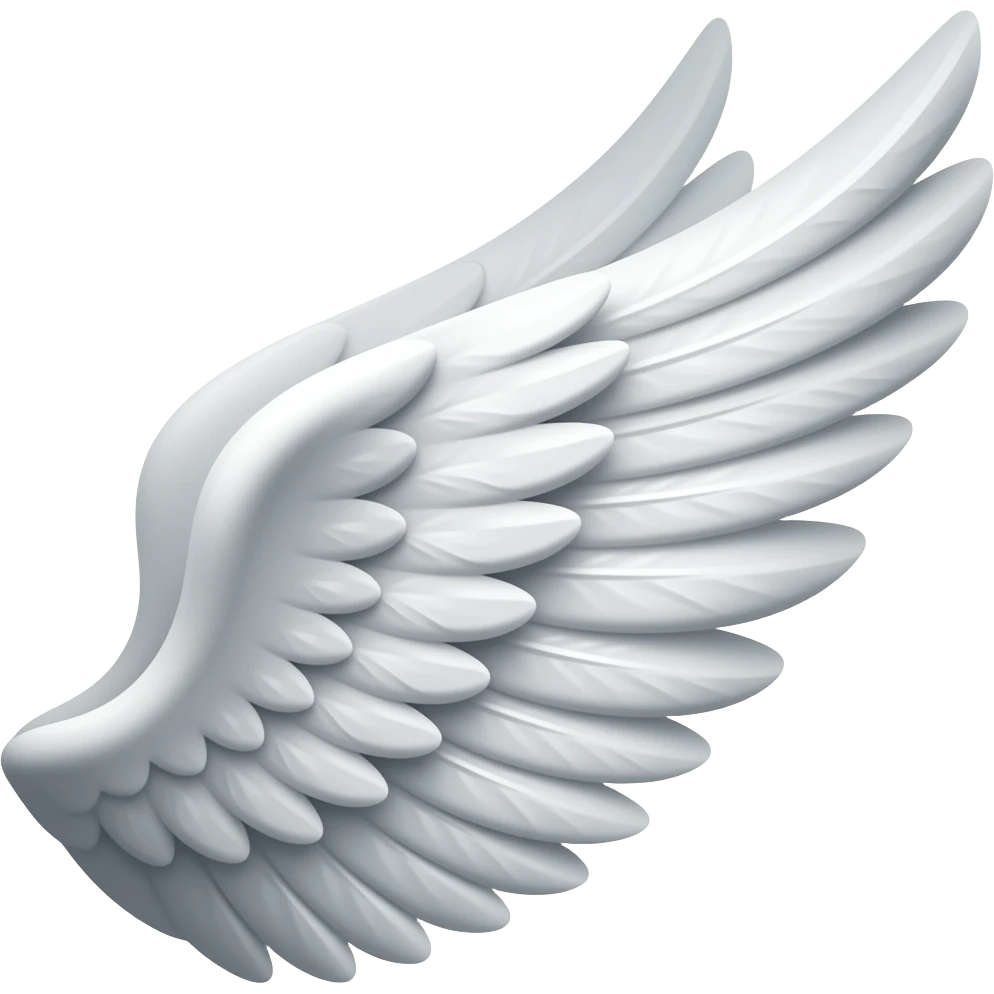 Wings emojy left side emoji