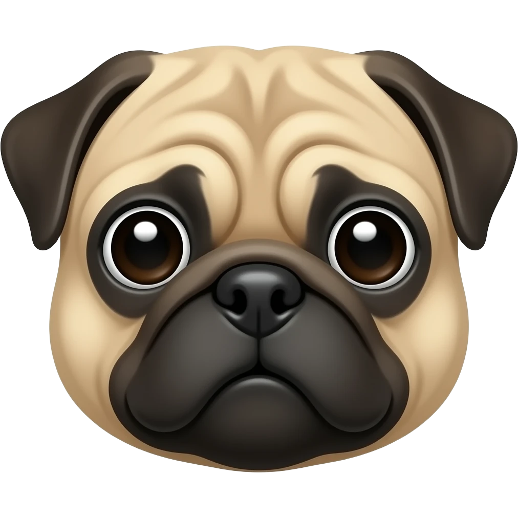 pug face emoji