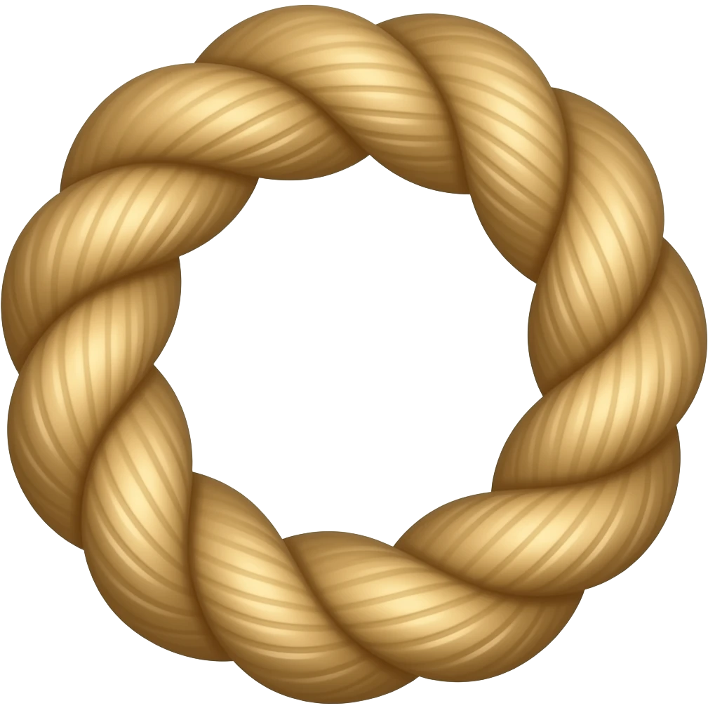 a knotted rope emoji