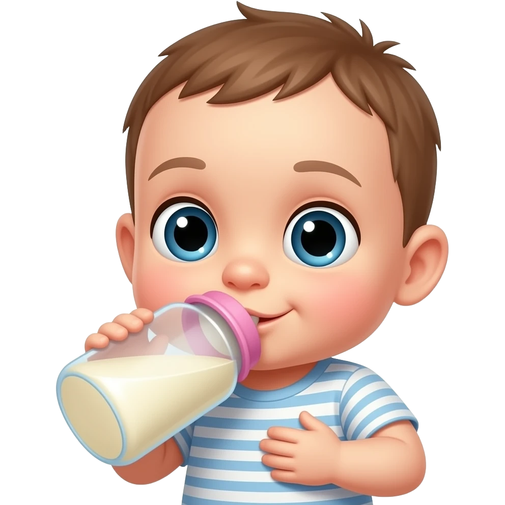 Drinking breastmilk emoji