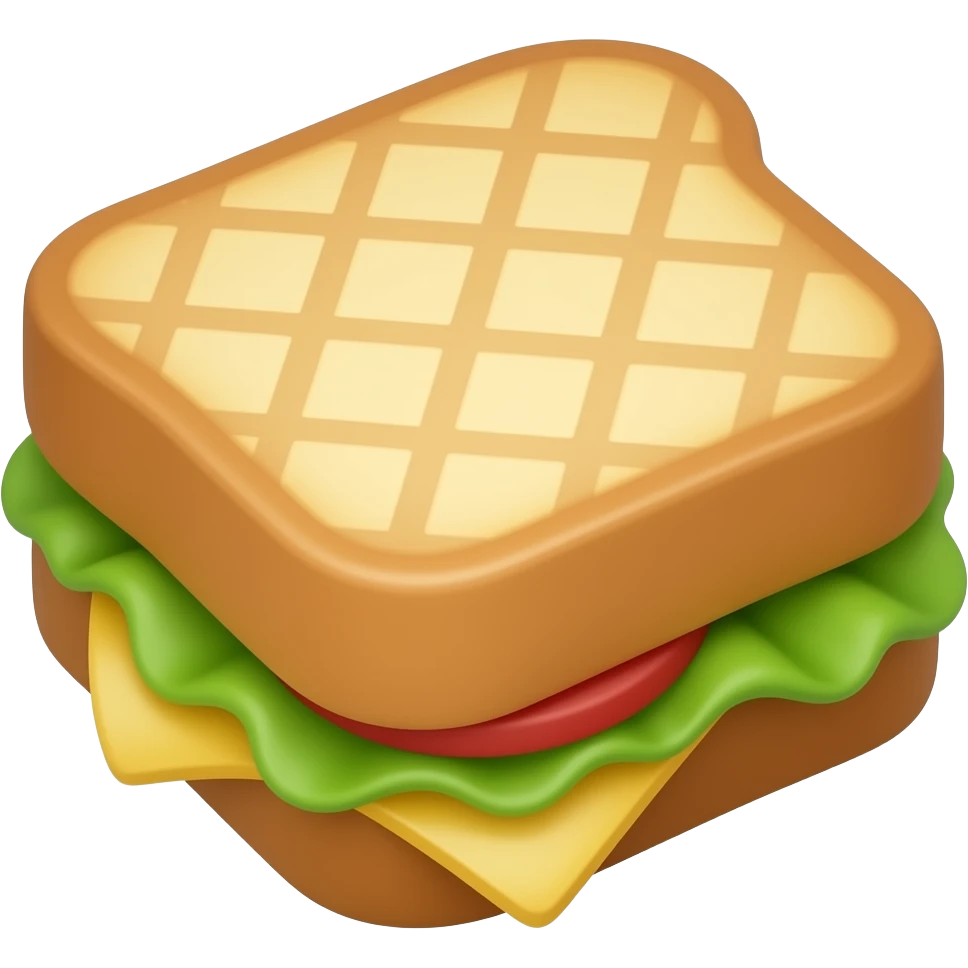 toy grilled cheese emoji