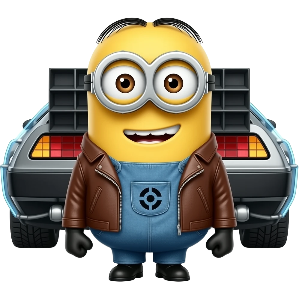Back to the future Minion emoji
