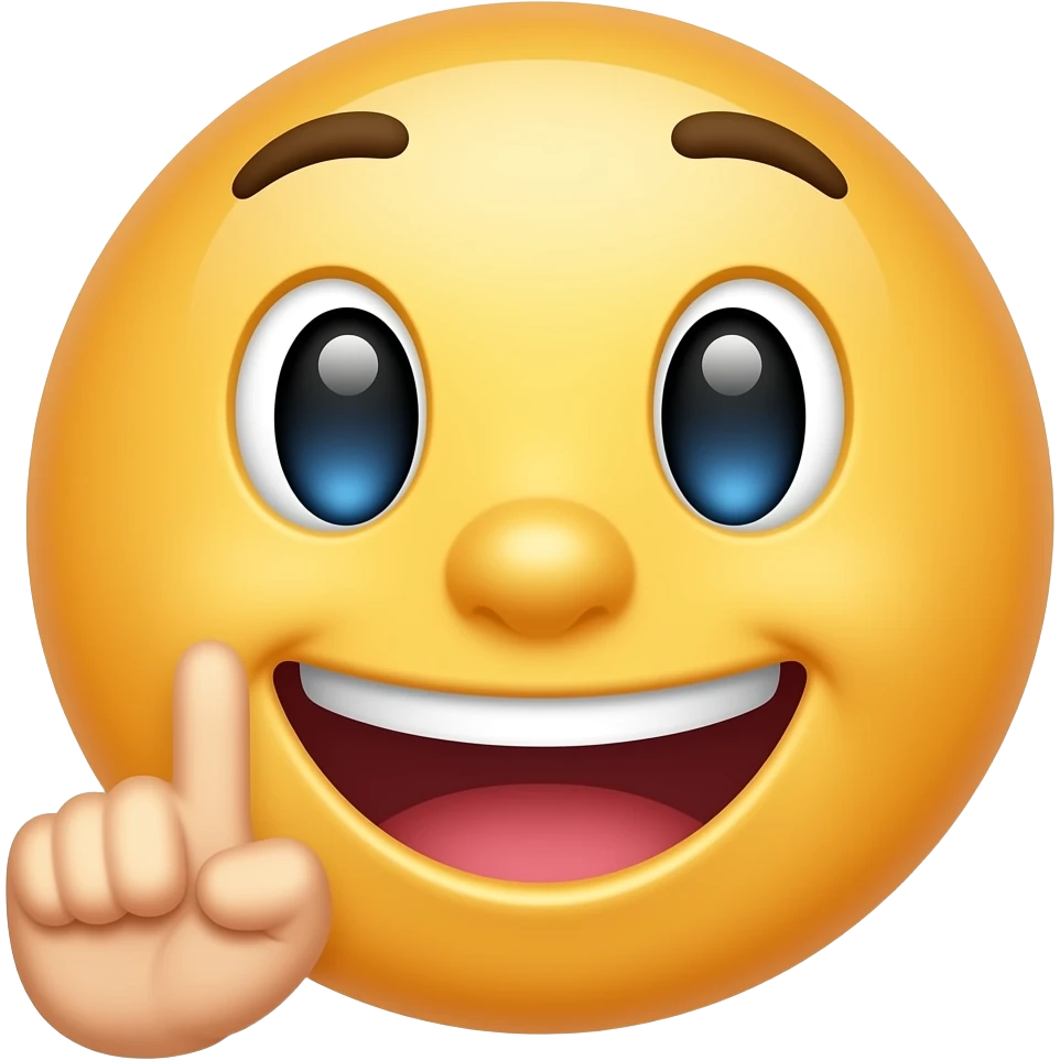 Smiley face laughing while showing middle finger emoji