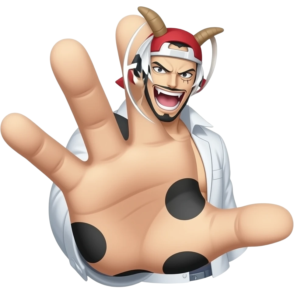 Posición de manos de extensión de dominio de ryomen sukuna emoji