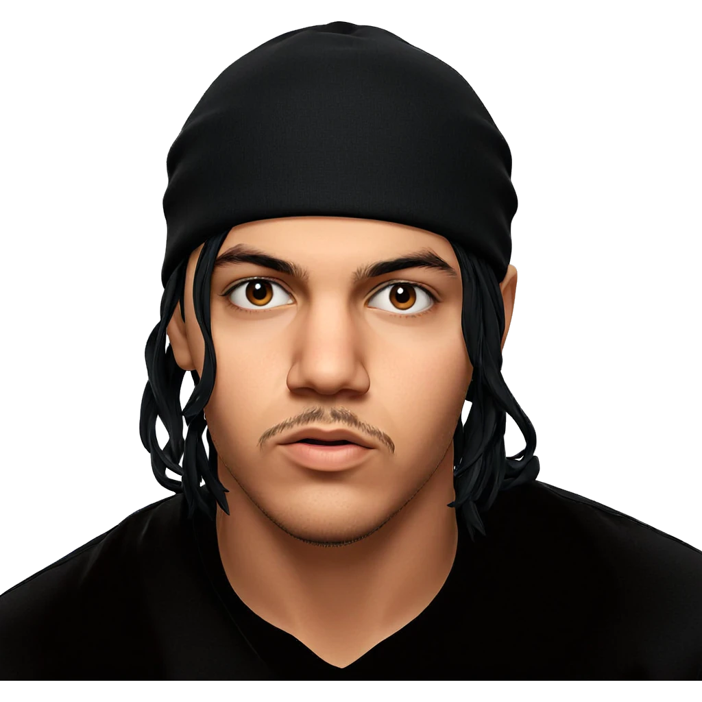 boy in hat portrait emoji