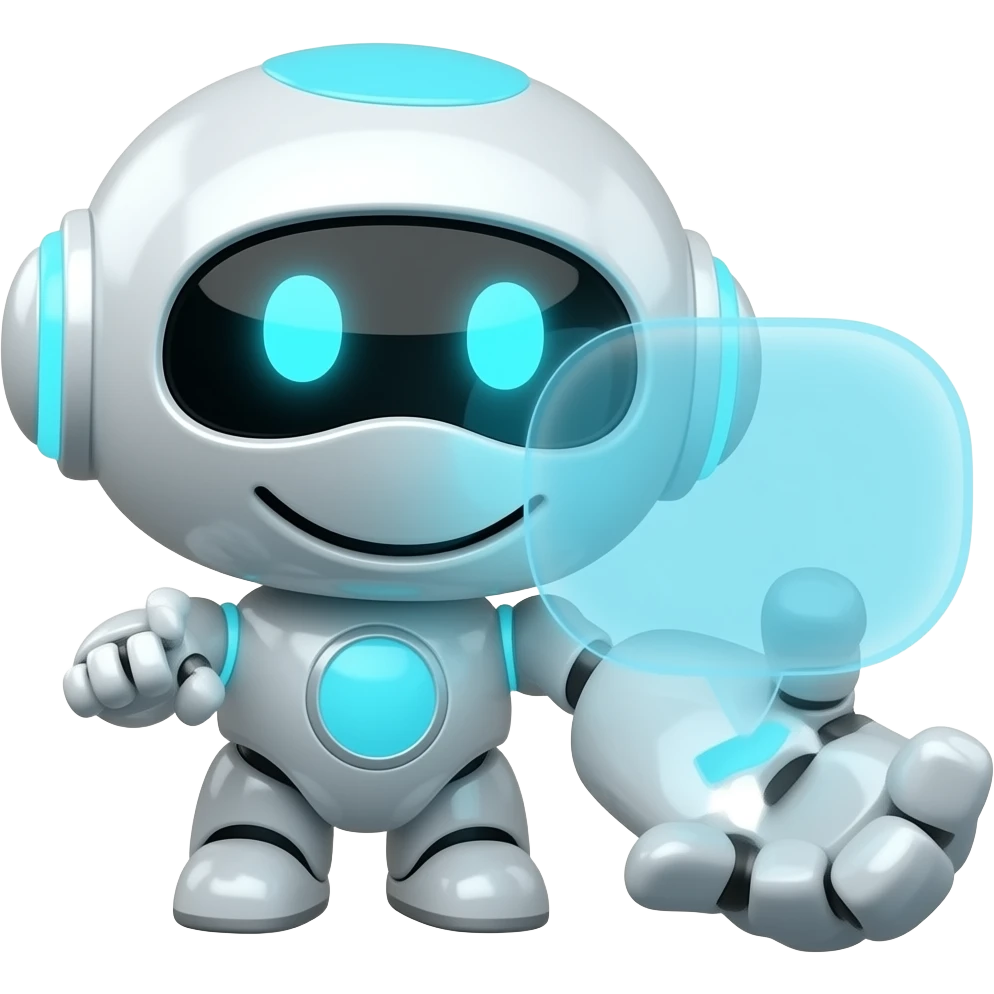 chatting robot emoji