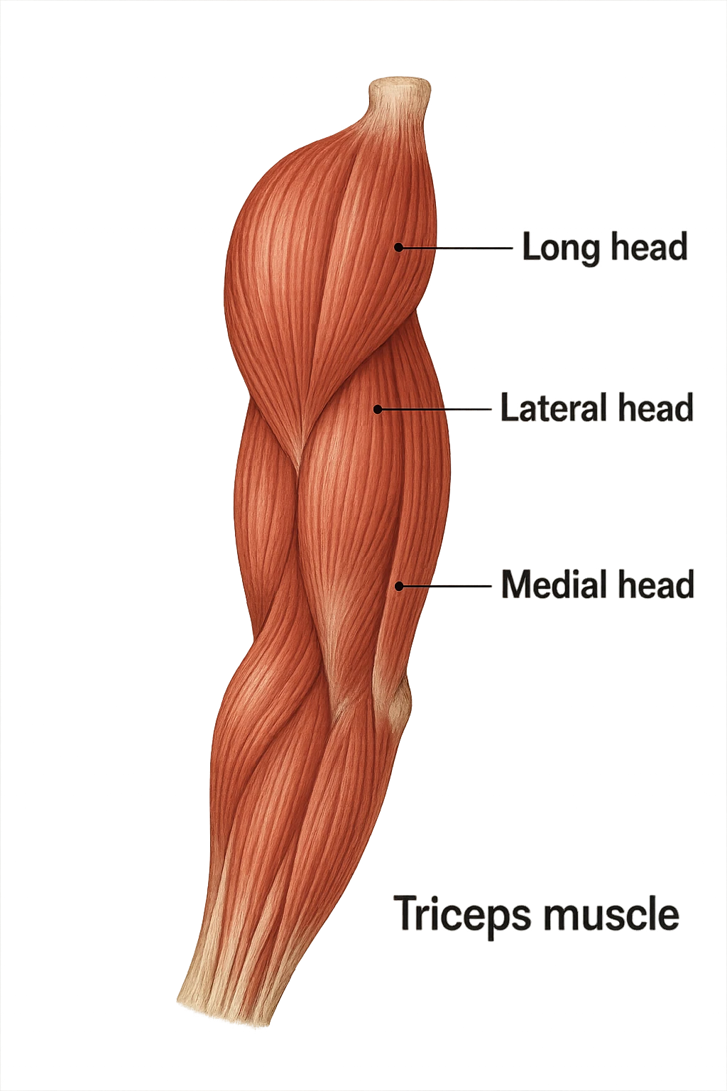 tricipite visto anatomicamente  emoji