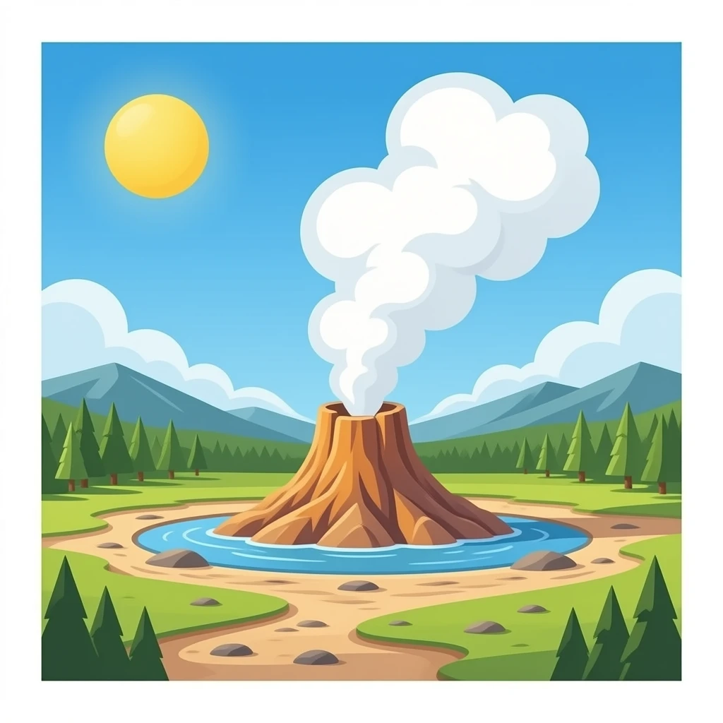 Geyser emoji