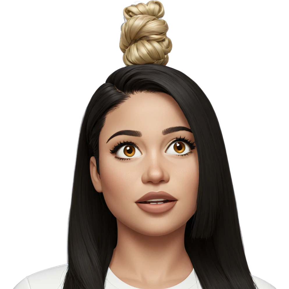 realistic portrait of girl emoji