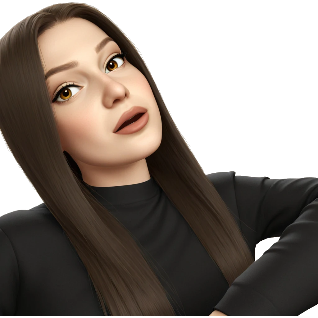realistic portrait of a girl emoji