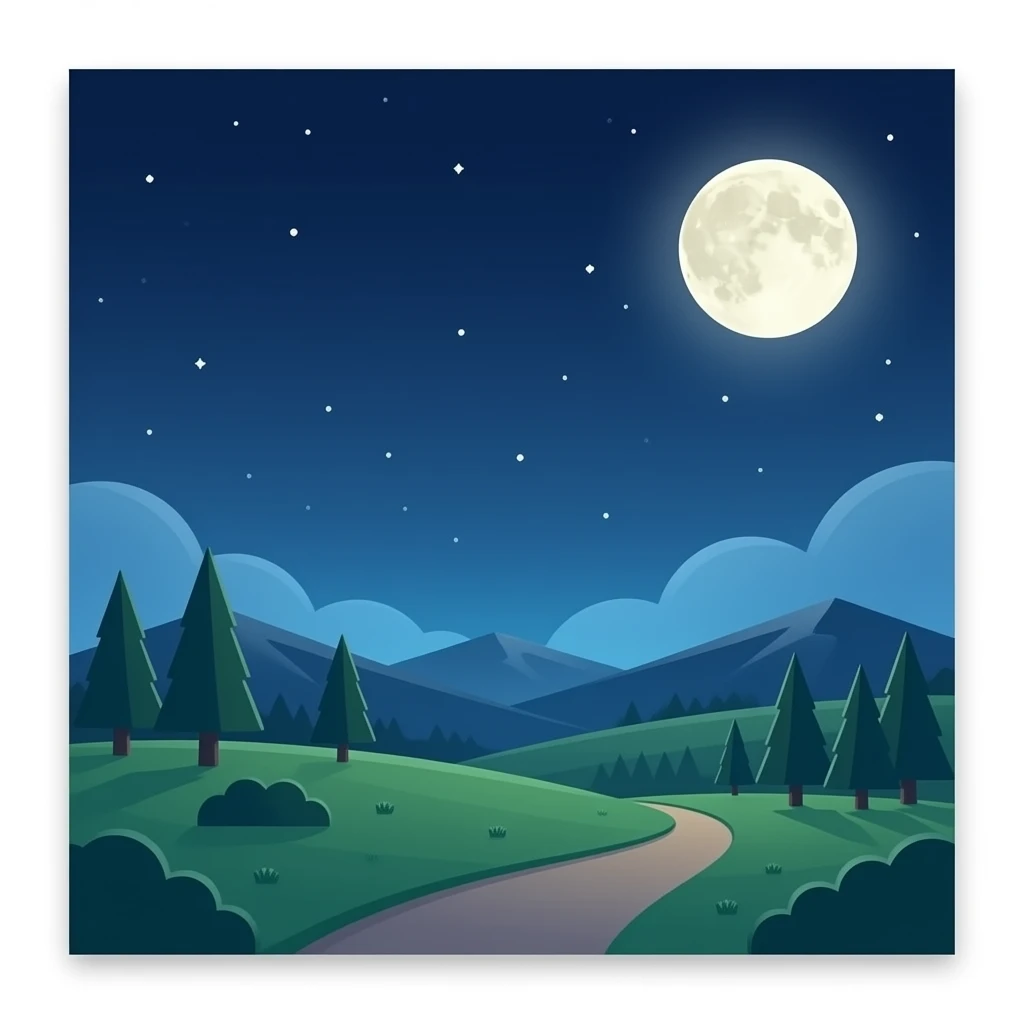 Night with Stars emoji