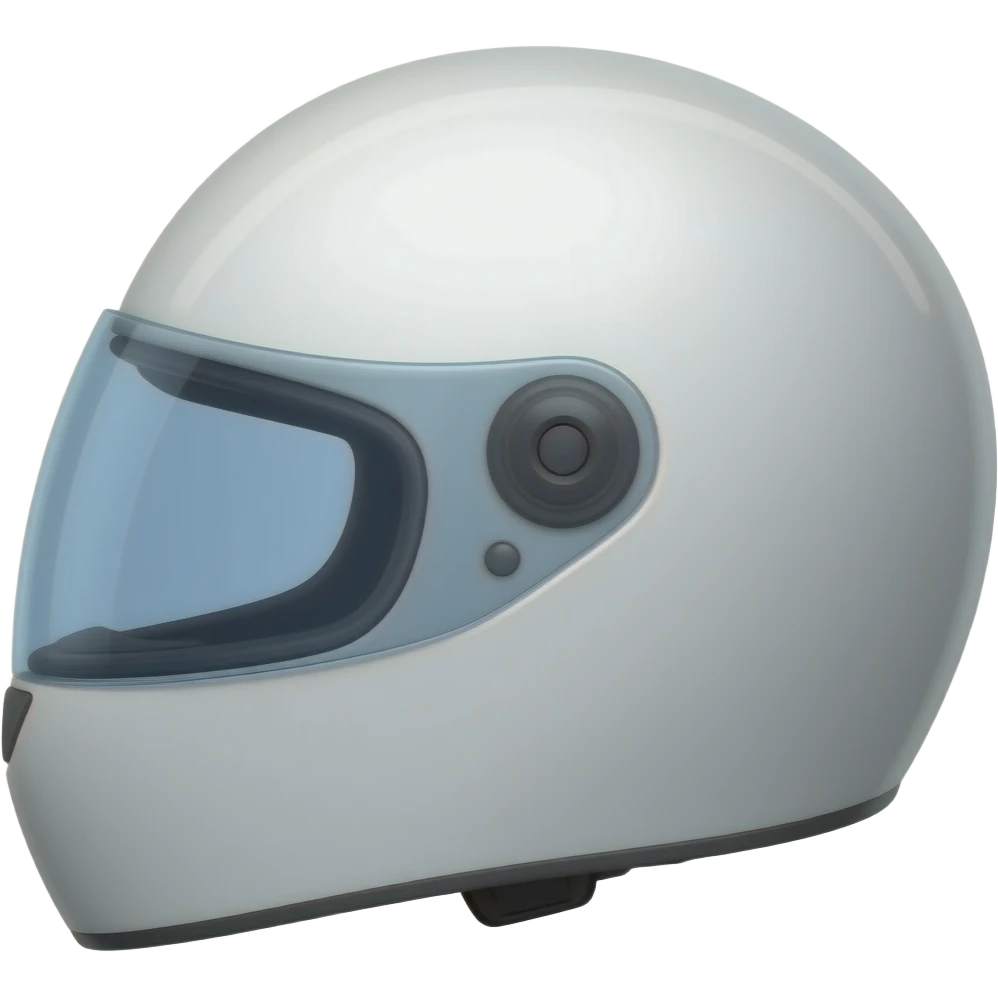 Casco blanco emoji