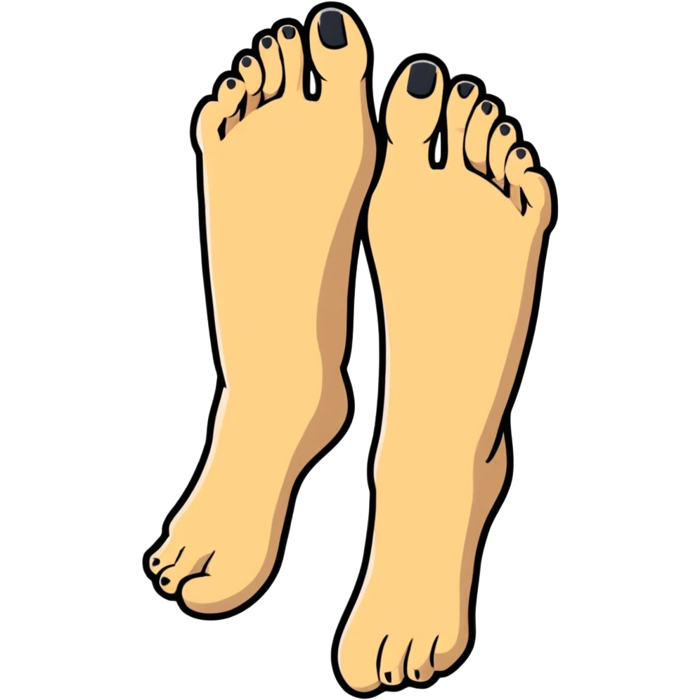 barefoot emoji