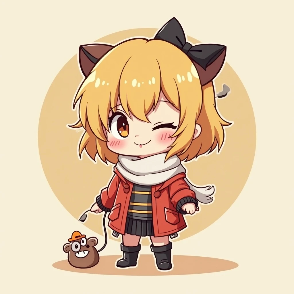 toki chibi styliaus sukurk kad guli ant buteliuko  emoji