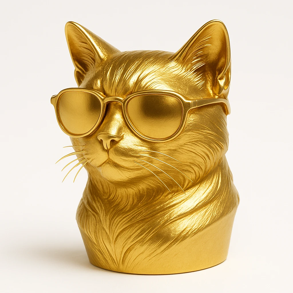 Cat wearing sunglasses emoji