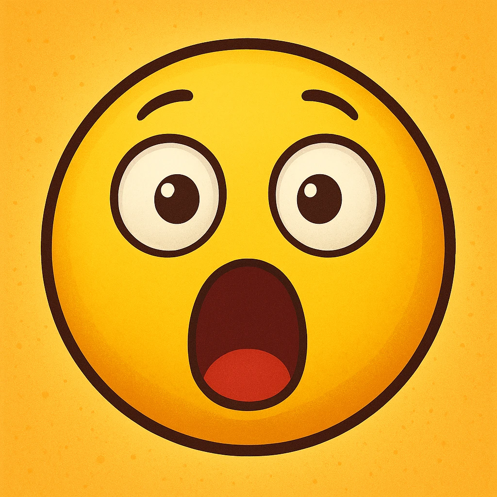astonished face emoji emoji