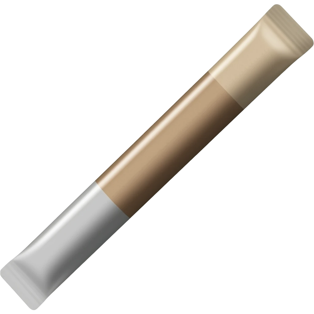 Contour stick, no writing on the packaging, contour colour in the shade dark brown emoji