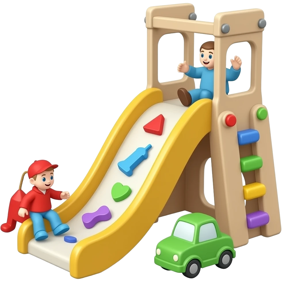 Wheee! 😄 Watch the toys slide down and learn colors as they go! Can you name. emoji