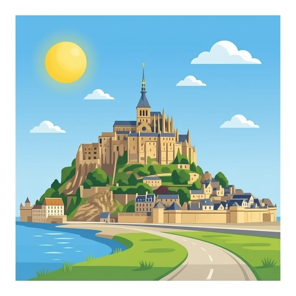 Le mont st michel emoji