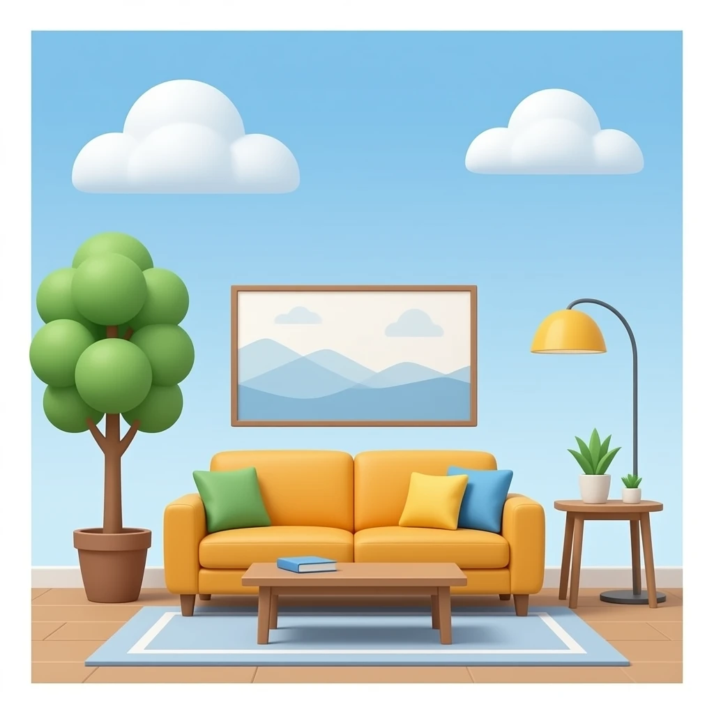 livingroom modern emoji