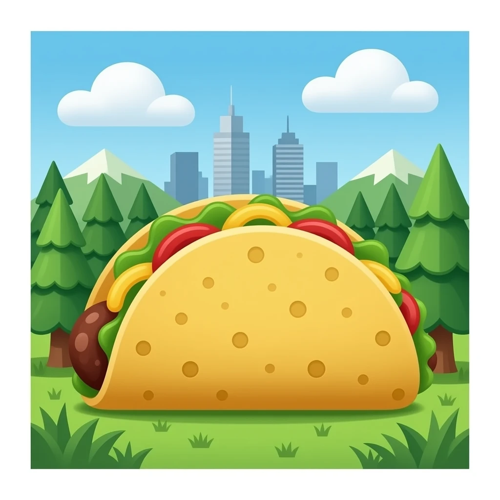 Taco forest  tizi my city games doodle mundo emoji