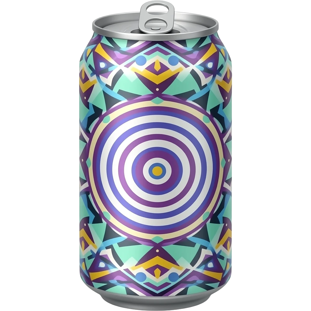 a tall colored drinking can emoji