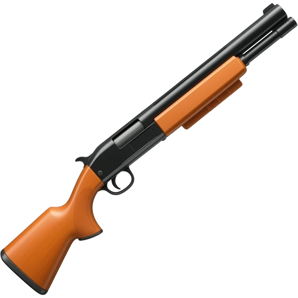 orange shotgun emoji