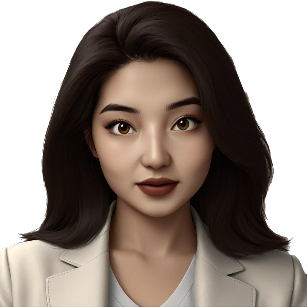 realistic portrait of girl emoji