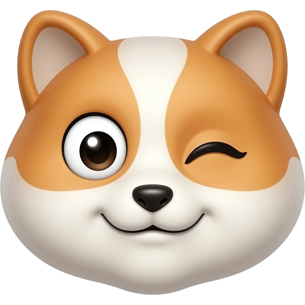 cortado winking emoji