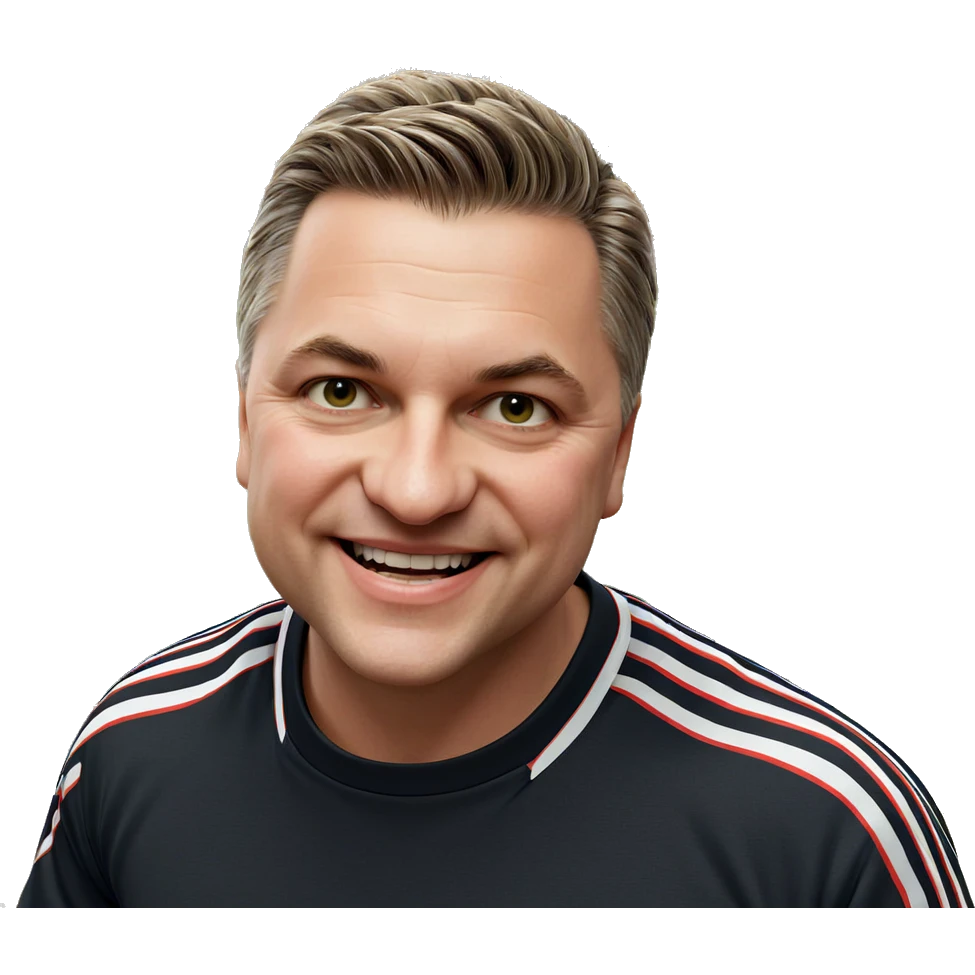 smiling boy in sportswear emoji