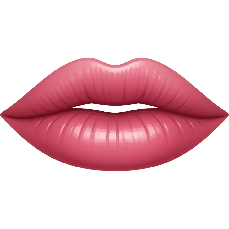 💋 эмоджи телеграм поцелуи помадой  цвет c97f8b emoji