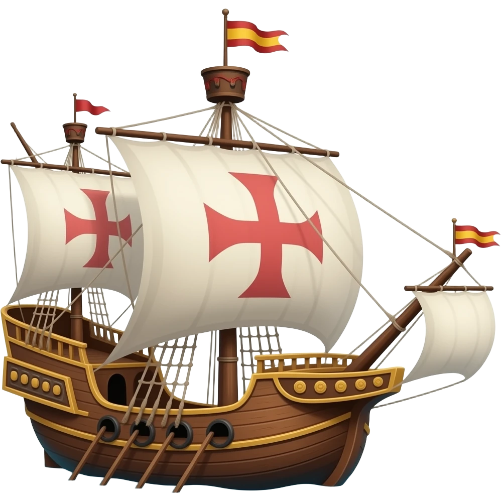 Santa Maria ship emoji