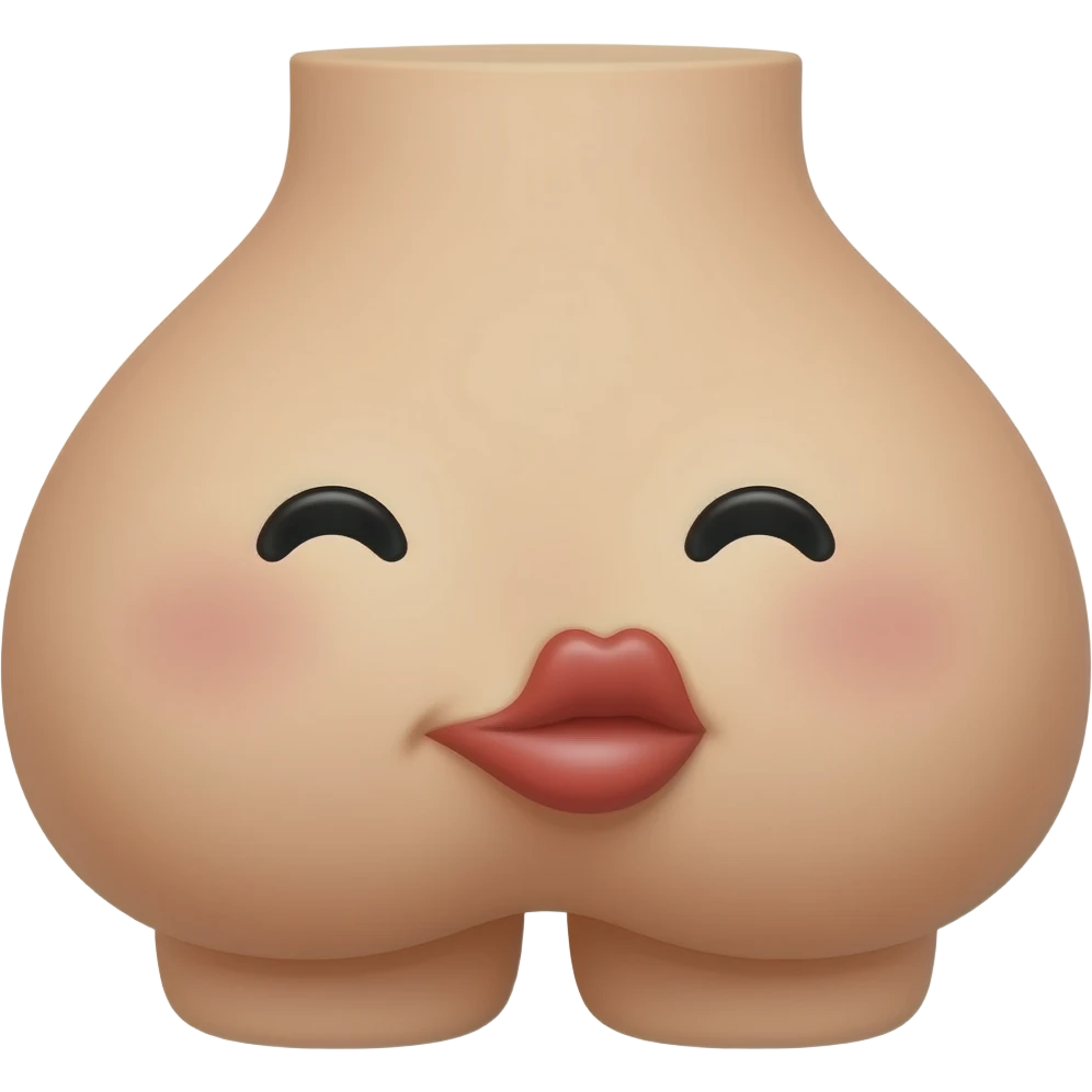 Bum kiss emoji