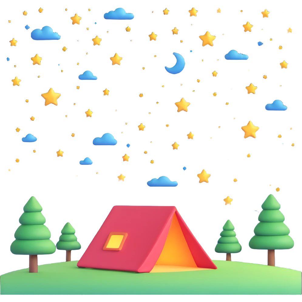 A starry sky emoji