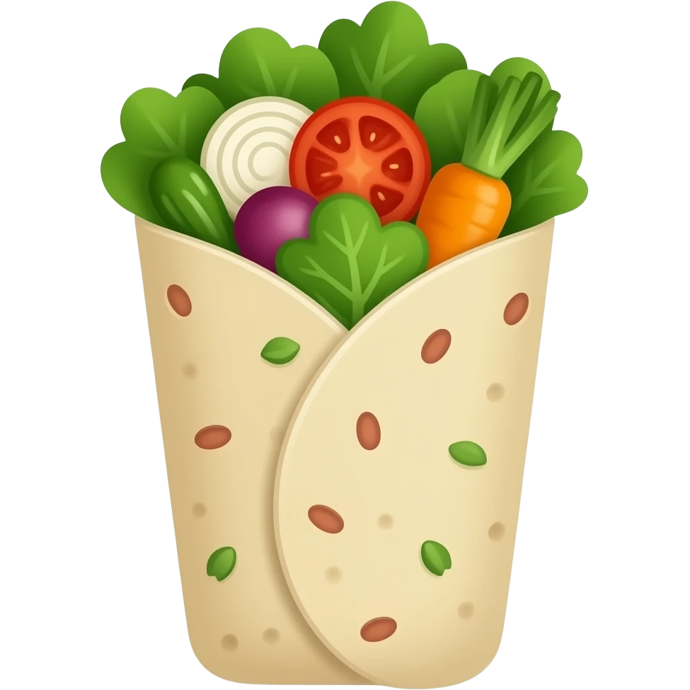 veggie wrap emoji