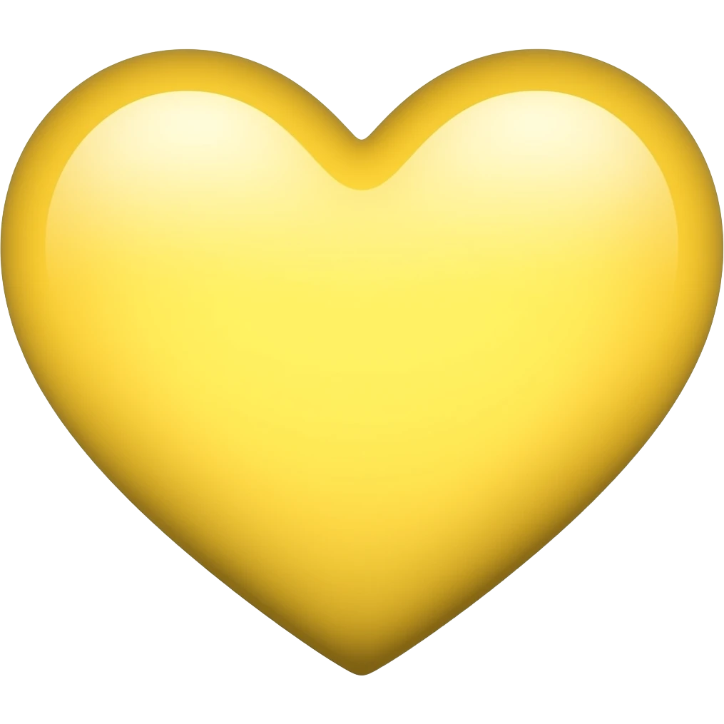 Yellow hearts emoji