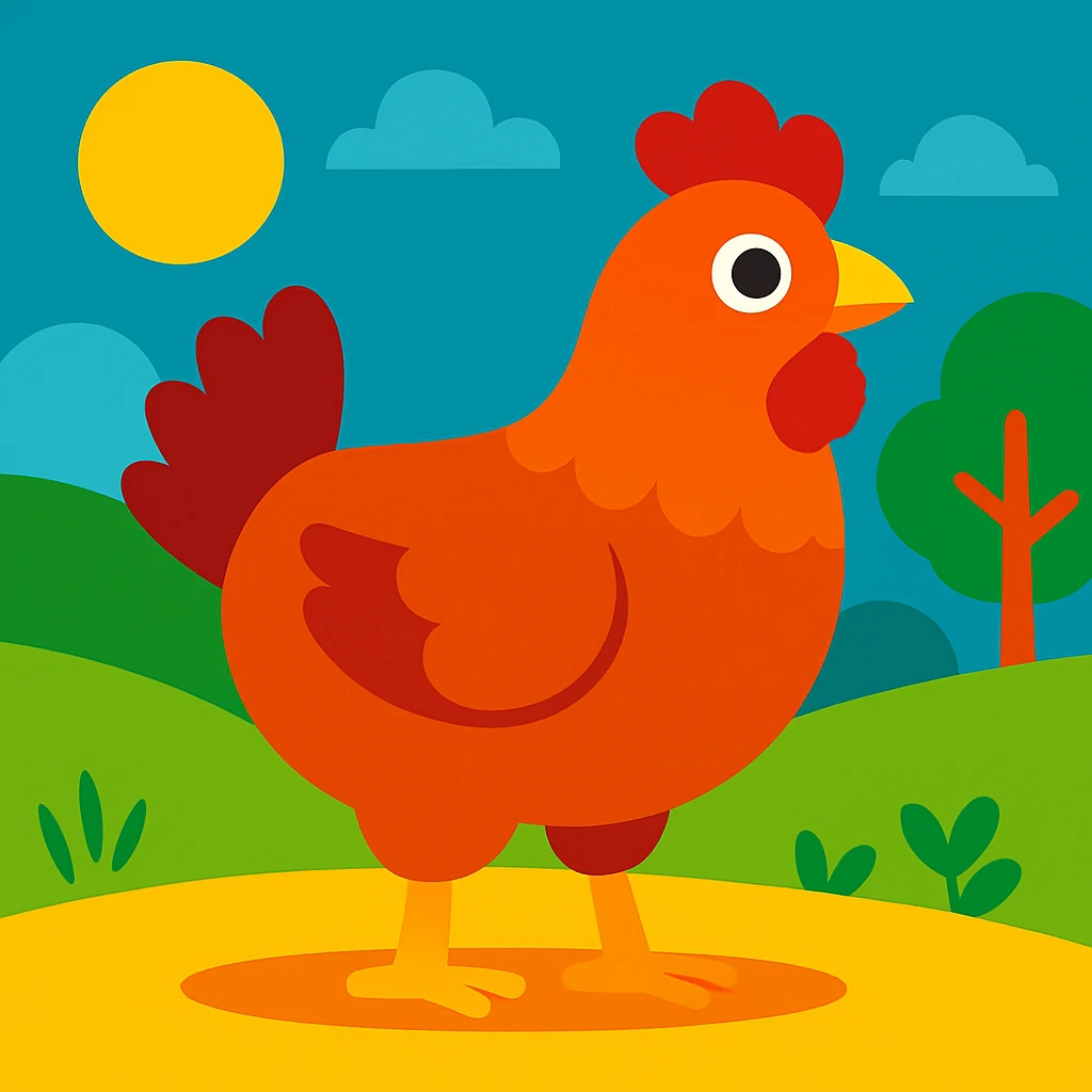 Hen emoji