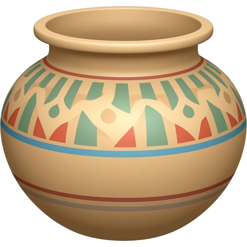 clay pot egypt emoji